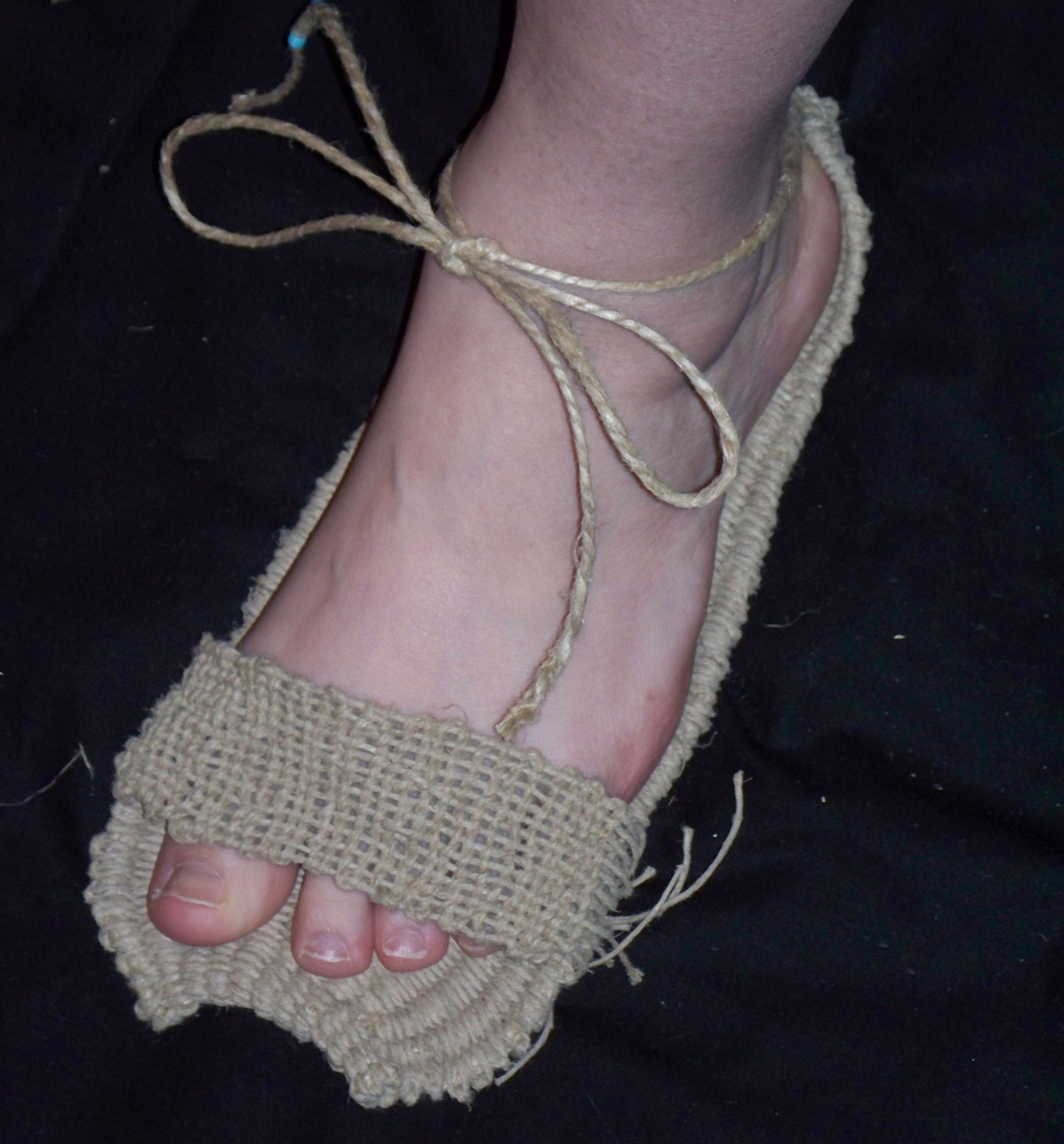 Twined sandal