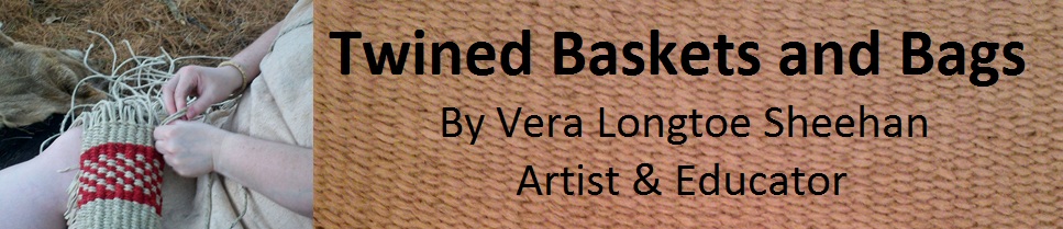 Twined Bags & Baskets by Vera Longtoe Sheehan